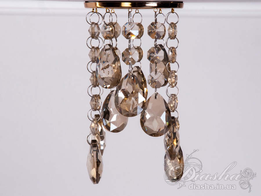 Точковий світильник із кришталевими підвісками
