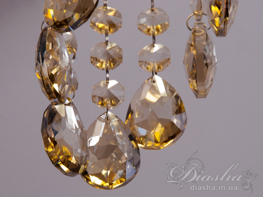 Точковий світильник із кришталевими підвісками