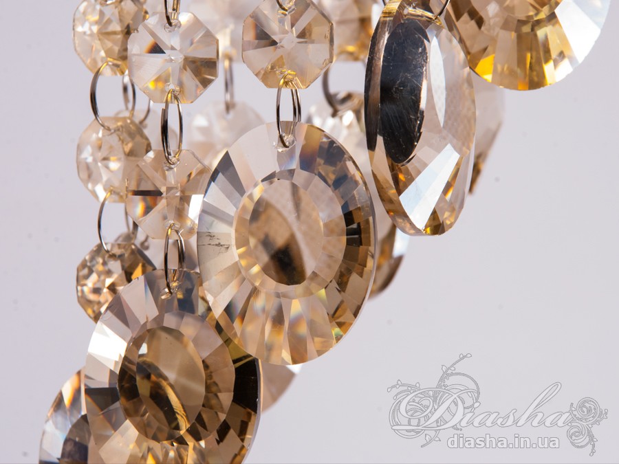 Точковий світильник із кришталевими підвісками