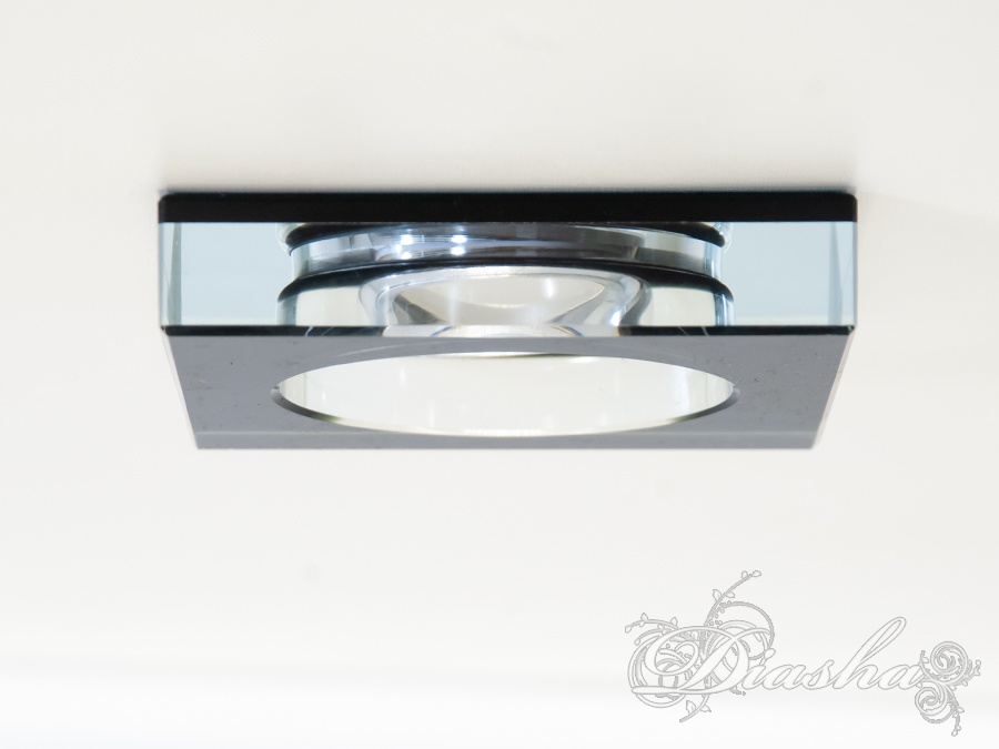 Точковий світильник SBT 6019BK чорний з вбудованим підсвічуванням