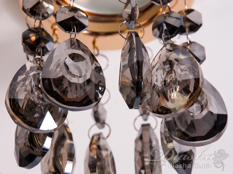 Точковий світильник із кришталевими підвісками
