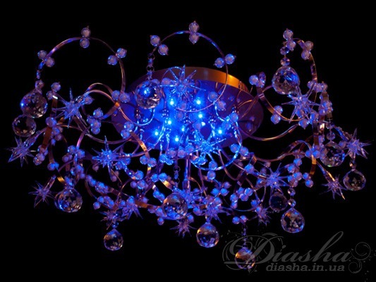 Галогенна люстра зі світлодіодною підсвіткою