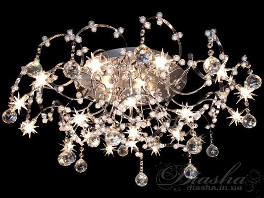 Галогенова люстра зі світлодіодною підсвіткою