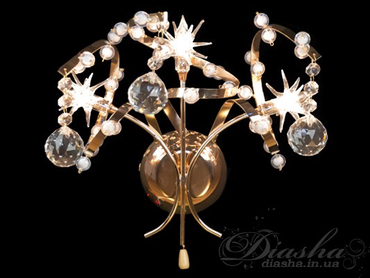 Акційна пропозиція!!! Ексклюзивне галогенове бра, золотого кольору