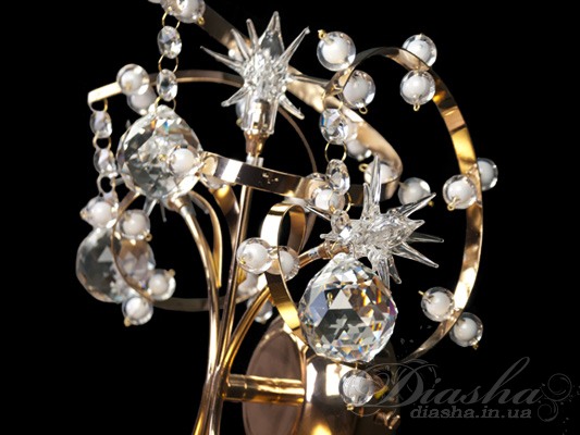 Акційна пропозиція!!! Ексклюзивне галогенове бра, золотого кольору