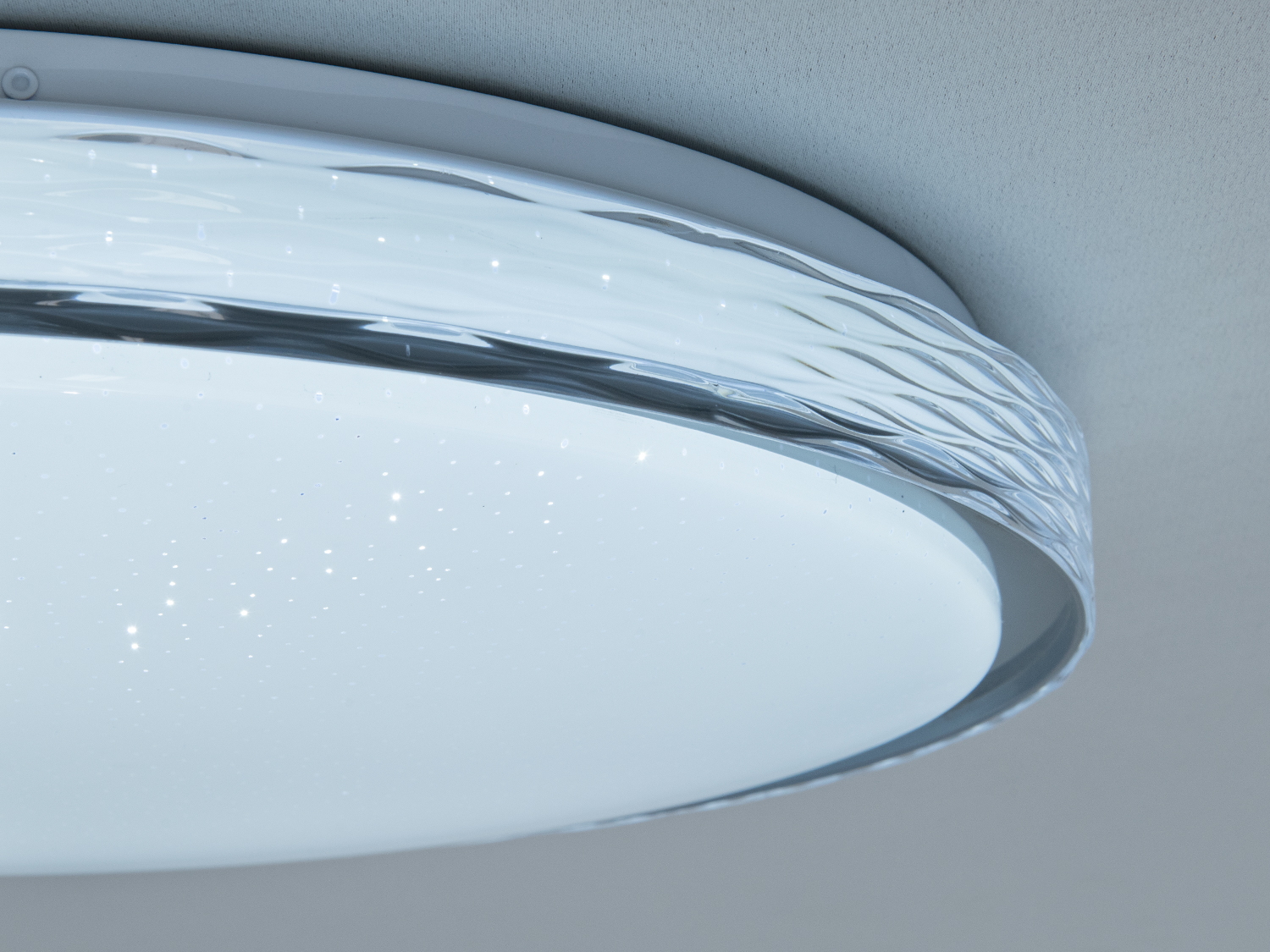 Стельова LED люстра Diasha Smart біла сіра 85Вт