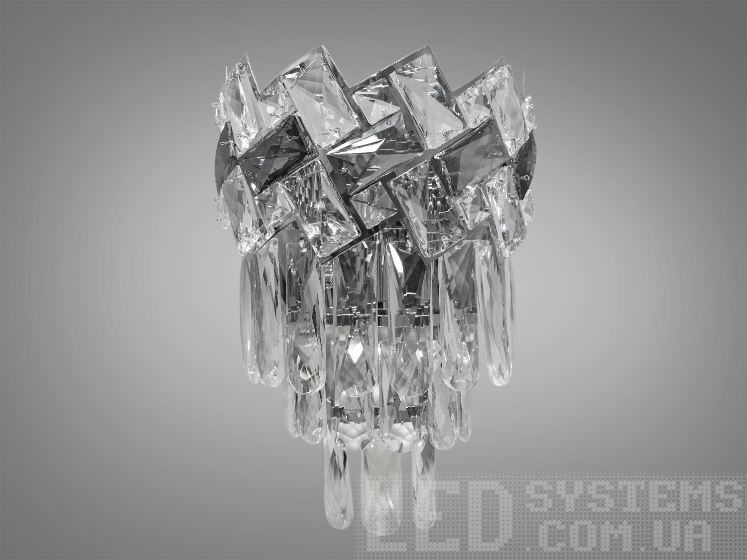 Представлене сучасне настінне бра з кришталю на три лампи втілює в собі розкіш та елегантність, воно стане справжньою прикрасою будь-якого простору. Завдяки своєму дизайну, бра створює вишукане світлове відбиття, яке миттєво перетворює атмосферу приміщення. Кришталеві елементи бра, з їх багатогранними поверхнями, відбивають світло, створюючи чарівний ефект мерехтіння, ніби ніжні промені сонця, що ледь колихаються на поверхні води.
Це настінне бра розроблене для використання з трьома лампочками типу Е14, які забезпечують м'яке, тепле світло, ідеальне для створення затишної обстановки у вітальні, спальні або навіть у вестибюлі. Коли воно використовується в парі з люстрою тієї ж серії, воно не лише підсилює основне світло, а й додає приміщенню відчуття цілісності і гармонії.
Його можна розглядати не просто як джерело світла, а як витончений акцент в інтер'єрі, що здатний підкреслити багатство та вишуканість класичного стилю, або ж додати нотку розкоші в більш сучасне оформлення. Бра &mdash; це символ безчасової краси та неперевершеної розкоші, яка випромінює витонченість і стиль, надихаючи на створення неповторного дизайну власного дому.
Лампи в комплект не входять.