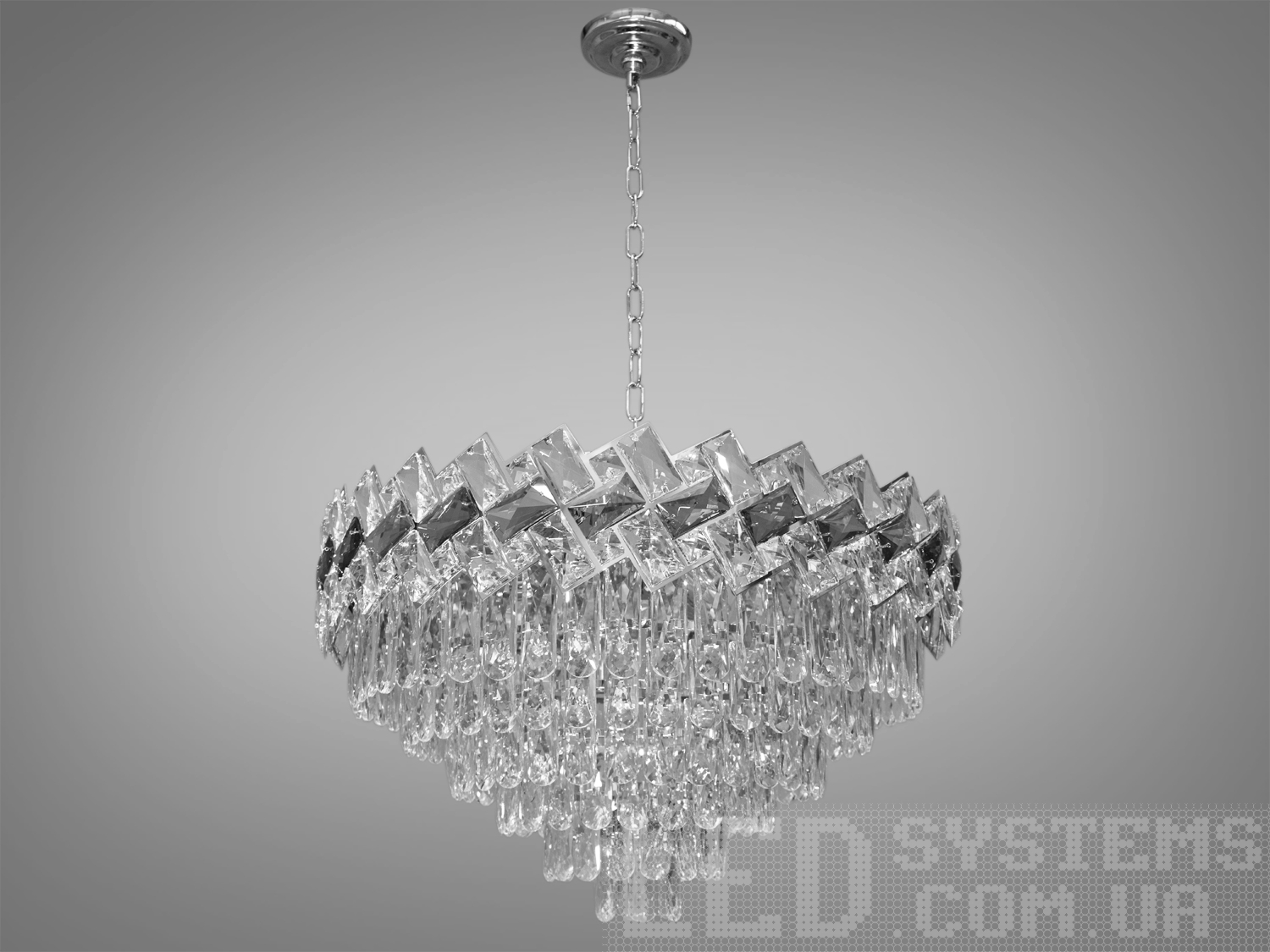 Нові ексклюзивні кришталеві люстри, представлені на нашому сайті, готові осяяти своїм блиском квартири Українців.&nbsp;Ми раді представити колекцію кришталевих люстр під класичну лампу або економку, які ідеально підійдуть для невеликих кімнат, і навіть для низьких стель.&nbsp;
Кришталева люстра під звичайну лампочку із цоколем Е14.&nbsp;
Увага. Вага люстри вище 10 кг.
6678-600HR