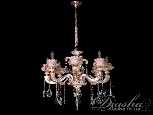 Елегантна кришталева люстра
