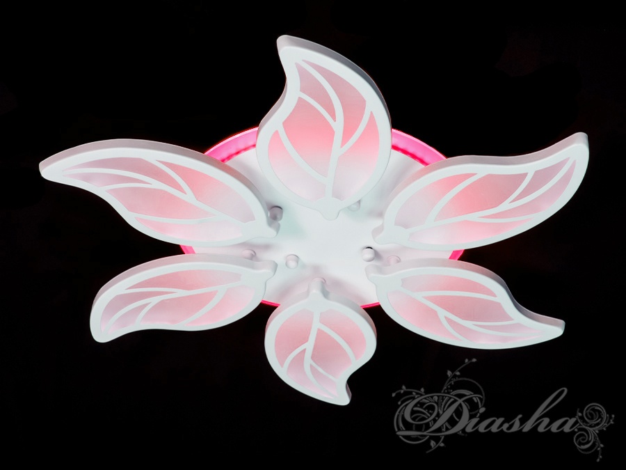 Люстра стельова Diasha 105W біла димер 3 кольори