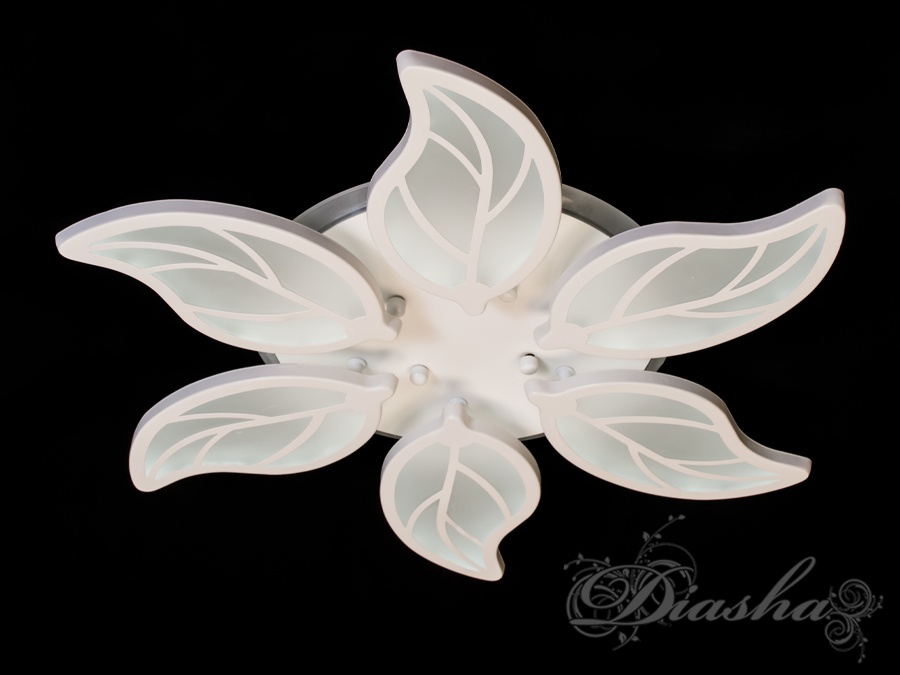 Люстра стельова Diasha 105W біла димер 3 кольори