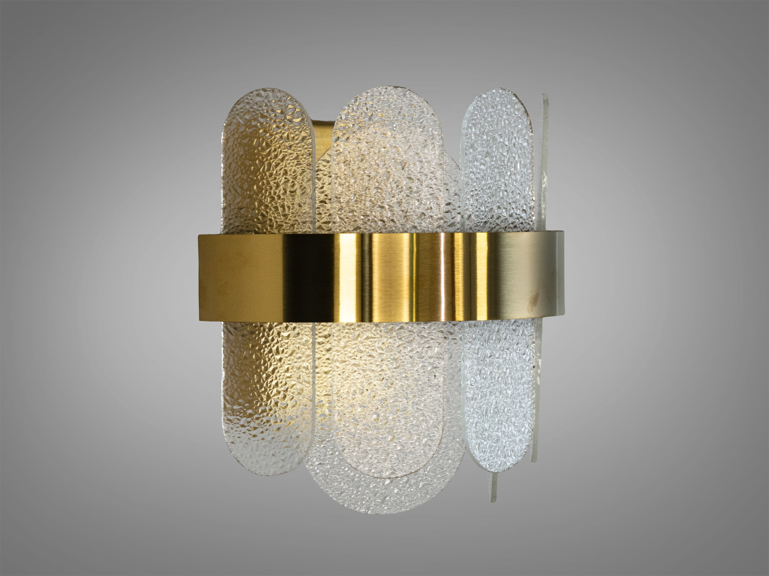 Настінний світильник 803 золото LED 16Вт кришталевий