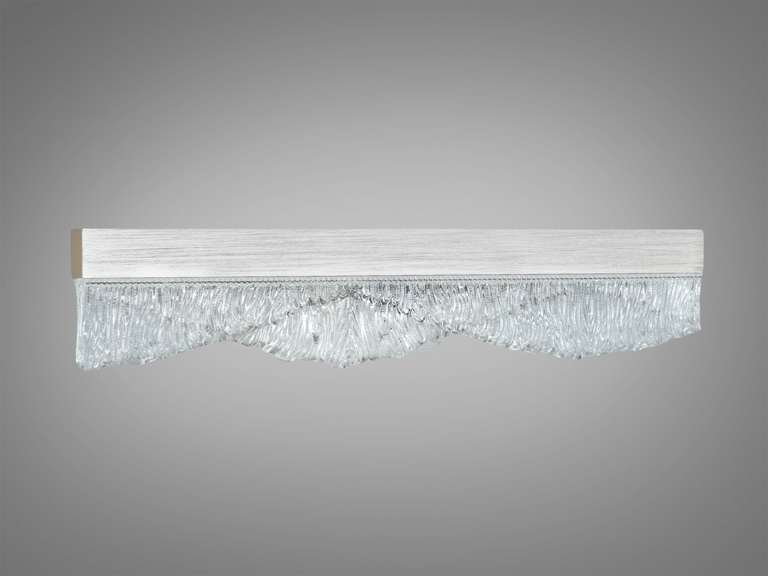 Настінне LED бра планка золото 11 Вт хвилясте скло