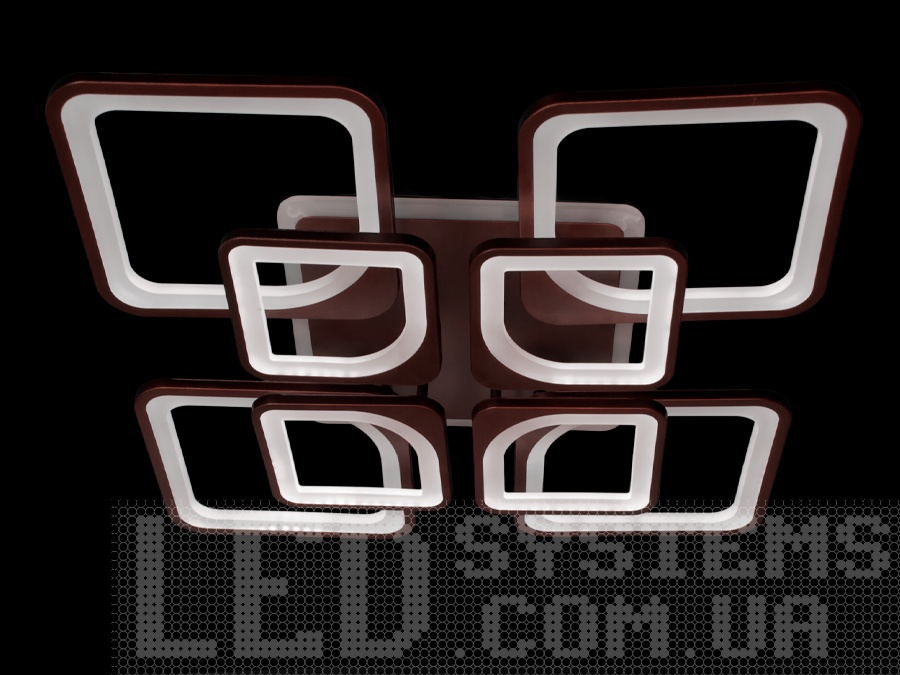 Led люстра для залу з LED підсвічуванням, з диммером, з пультом, підходить на площу приміщення приблизно 27кв.м. Застосовується для зали, вітальні, спальні, кухні, коридору, дитячої, оскільки відсутні скляні елементи.
Світлодіодна люстра має кілька режимів: холодний 6000К, нейтральний 4100К, теплий 3200К, включення-вимикання, кольорове підсвічування, змішаний режим. Люстра має електронний димер, що дозволяє регулювати яскравість люстри від 5% до 100% за допомогою пульта, що входить до комплекту. Люстра світить яскраво, але не сліпить рахунок матеріалу - акрилу, до того ж цей матеріал дуже міцний - його важко пошкодити.
Кріпиться до стелі будь-якого типу універсальним кріпленням на монтажну планку. Led люстра для залу з LED підсвічуванням, з диммером, з пультом, підходить на площу приміщення приблизно 27кв.м. Застосовується для зали, вітальні, спальні, кухні, коридору, дитячої, оскільки відсутні скляні елементи.
Світлодіодна люстра має кілька режимів: холодний 6000К, нейтральний 4100К, теплий 3200К, включення-вимикання, кольорове підсвічування, змішаний режим. Люстра має електронний димер, що дозволяє регулювати яскравість люстри від 5% до 100% за допомогою пульта, що входить до комплекту. Люстра світить яскраво, але не сліпить рахунок матеріалу - акрилу, до того ж цей матеріал дуже міцний - його важко пошкодити.
Кріпиться до стелі будь-якого типу універсальним кріпленням на монтажну планку.