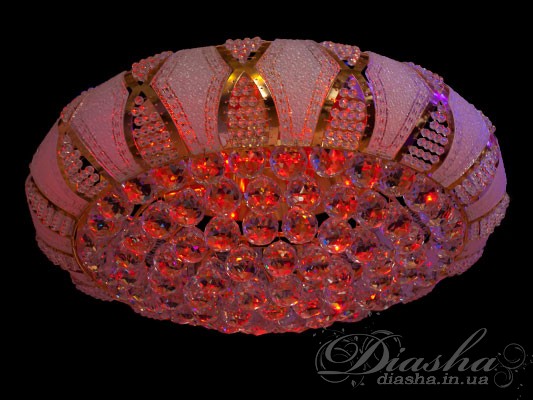 Хрустальная люстра со светодиодной подсветкой