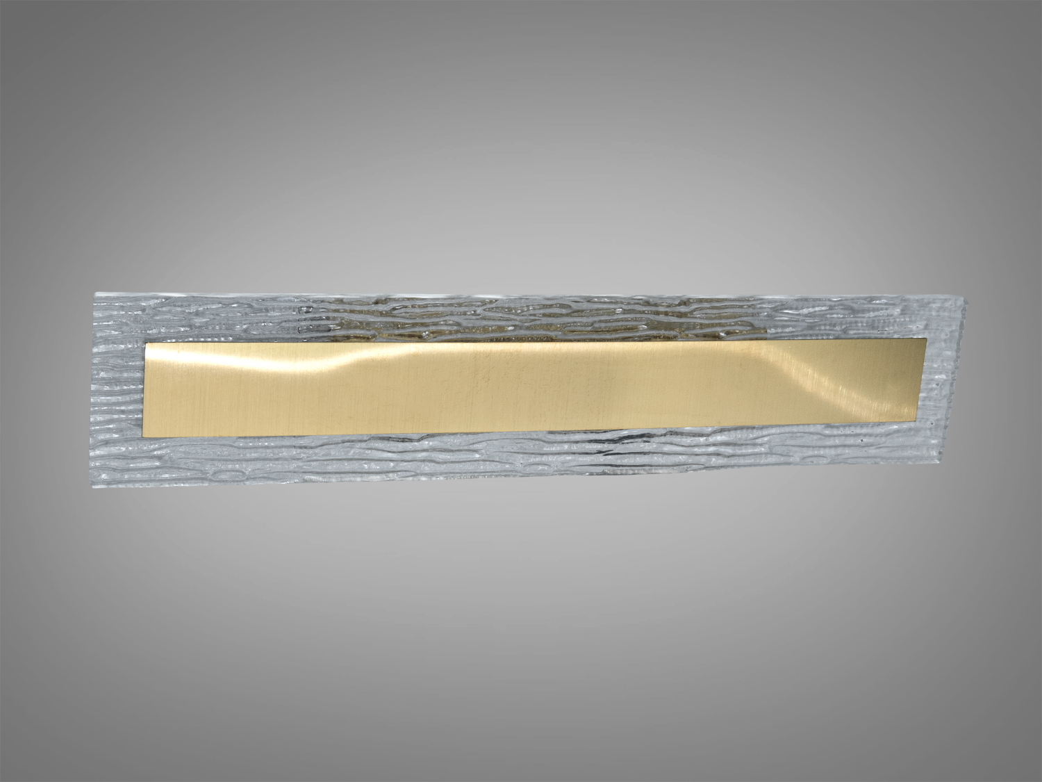 Настінне LED бра бронза 20 Вт текстурований акрил