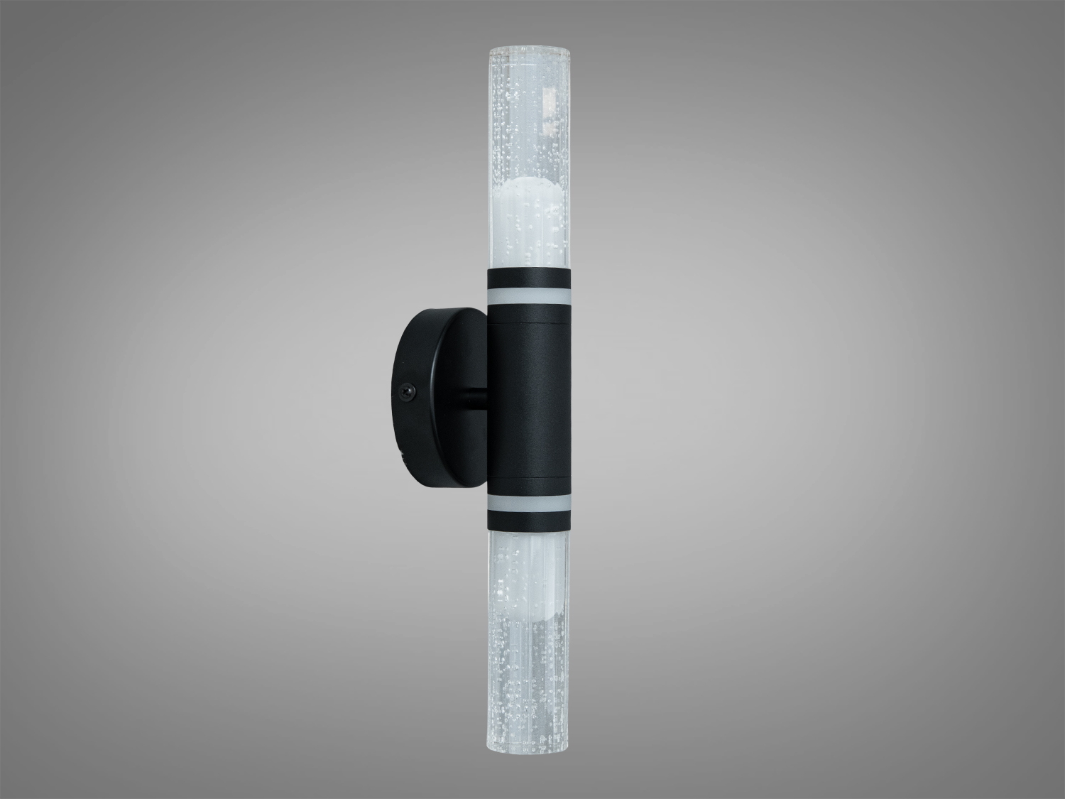 Настінний світильник LED чорний акриловий циліндр 6 Вт три режими