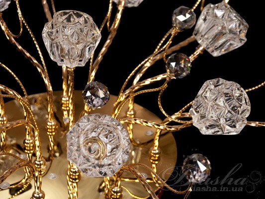 Галогеновая люстра со светодиодной подсветкой