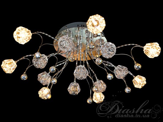 Галогеновая люстра со светодиодной подсветкой