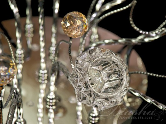 Галогеновая люстра со светодиодной подсветкой