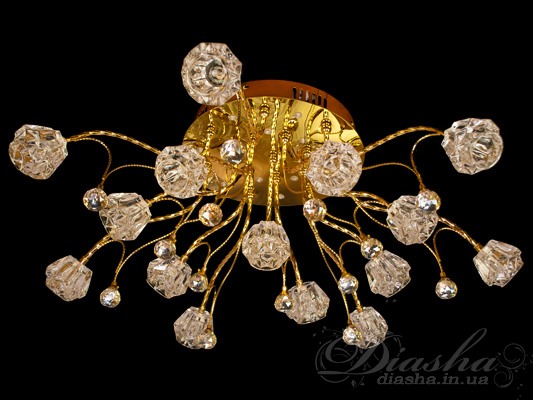 У нових серіях люстр Диаша нові камені. Тепер наші люстри комплектуються кришталем 