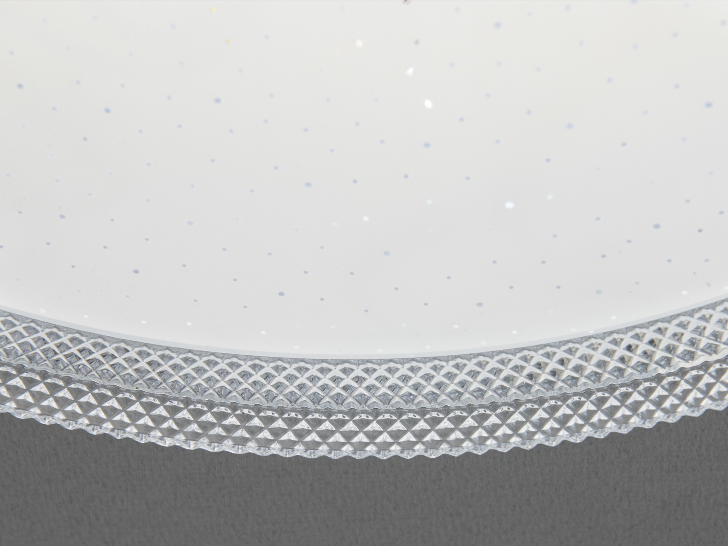 Світлодіодна стельова люстра чорна 46 Вт 8 м²