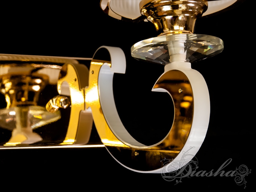 Класичне бра з палаючими ріжками 10W