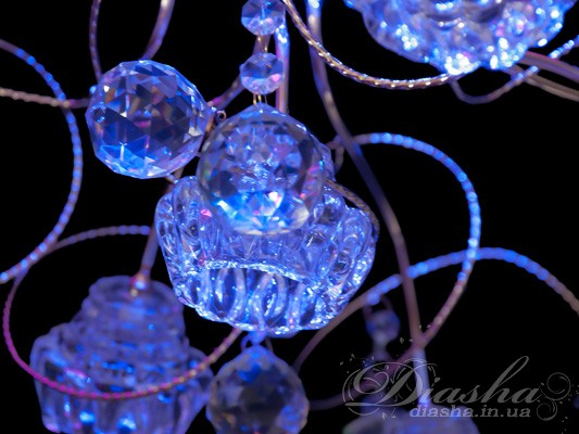 Галогенна люстра з LED підсвіткою