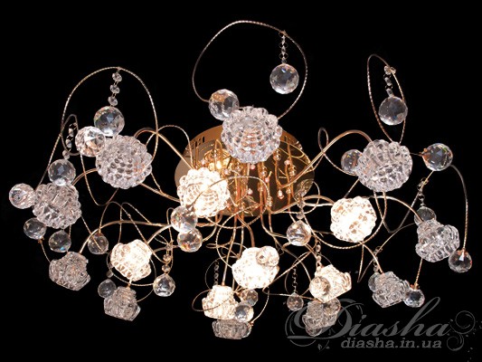 Галогенова люстра  з LED підсвіткою