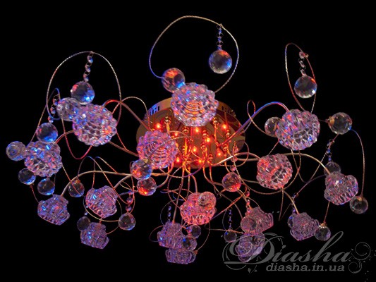 Галогенова люстра  з LED підсвіткою