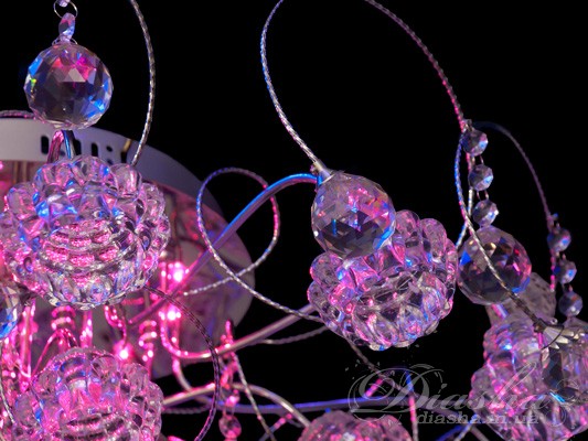 Галогенна  люстра зі світлодіодною підсвіткою 