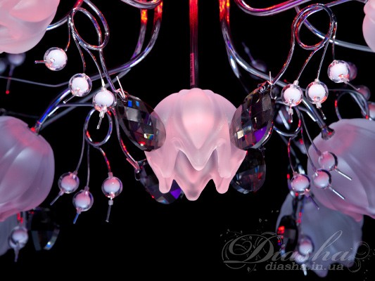 Галогенові люстра зі світлодіодним підсвічуванням