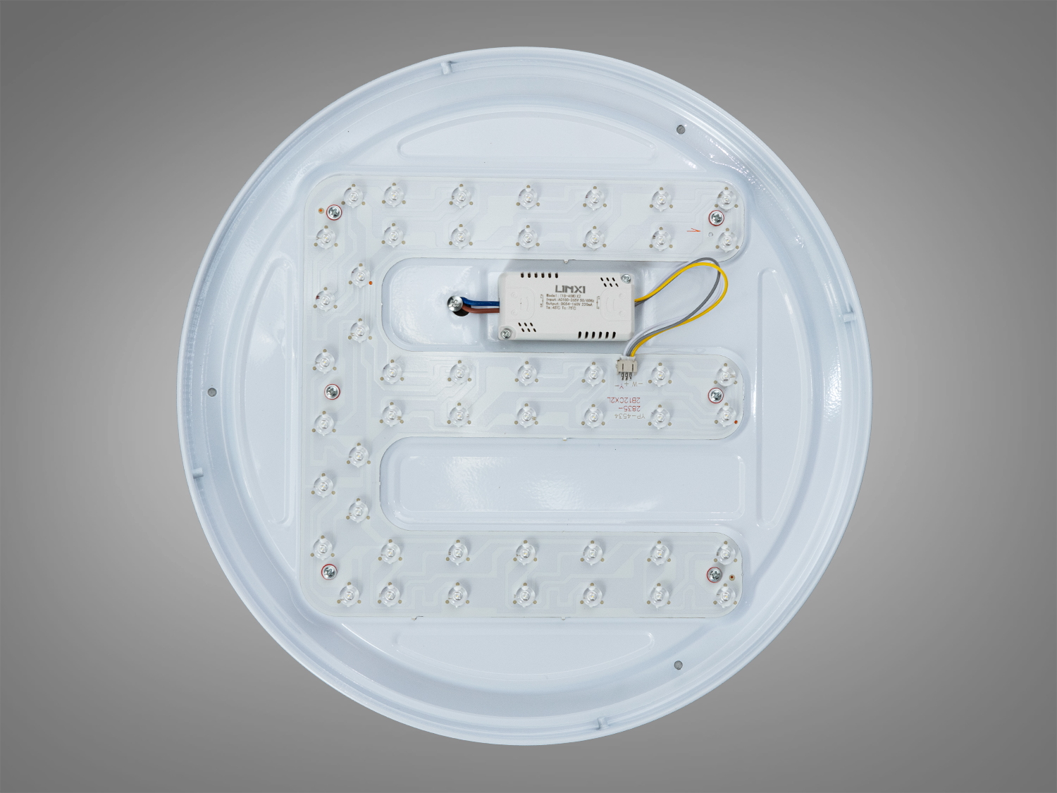 Світлодіодна стельова люстра біла 46Вт до 8 м²