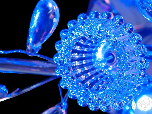 Стельова люстра  на 13 ламп зі світлодіодною підсвіткою 