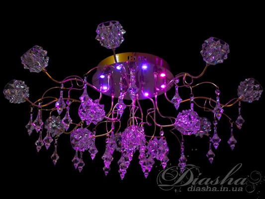 Галогенова люстра зі світлодіодною підсвіткою