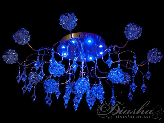 Галогенова люстра зі світлодіодною підсвіткою