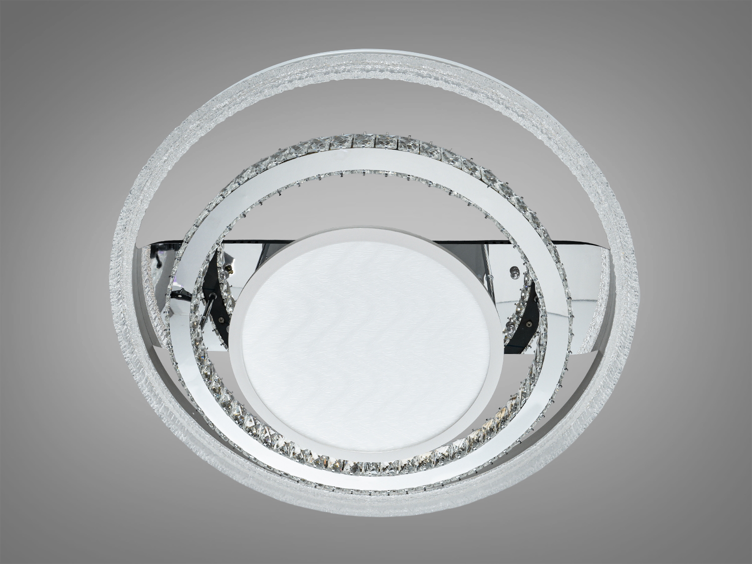 Стельова люстра LED Diasha хром 195W до 33 м²