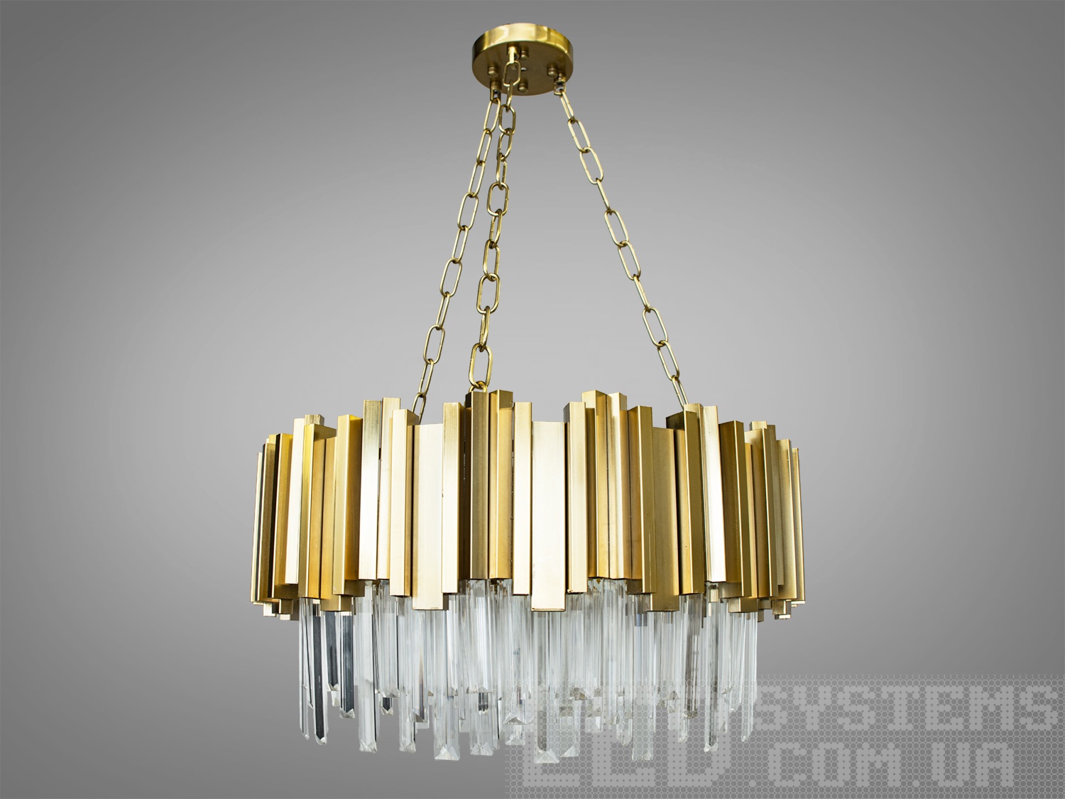 Нові ексклюзивні кришталеві люстри, представлені на нашому сайті, готові осяяти своїм блиском квартири Українців. Ми раді представити колекцію кришталевих люстр під класичну лампу або економку, які ідеально підійдуть для невеликих кімнат, і навіть для низьких стель.Кришталева люстра під звичайну лампочку із цоколем Е14.
         
Увага. Вага люстри понад 7кг.