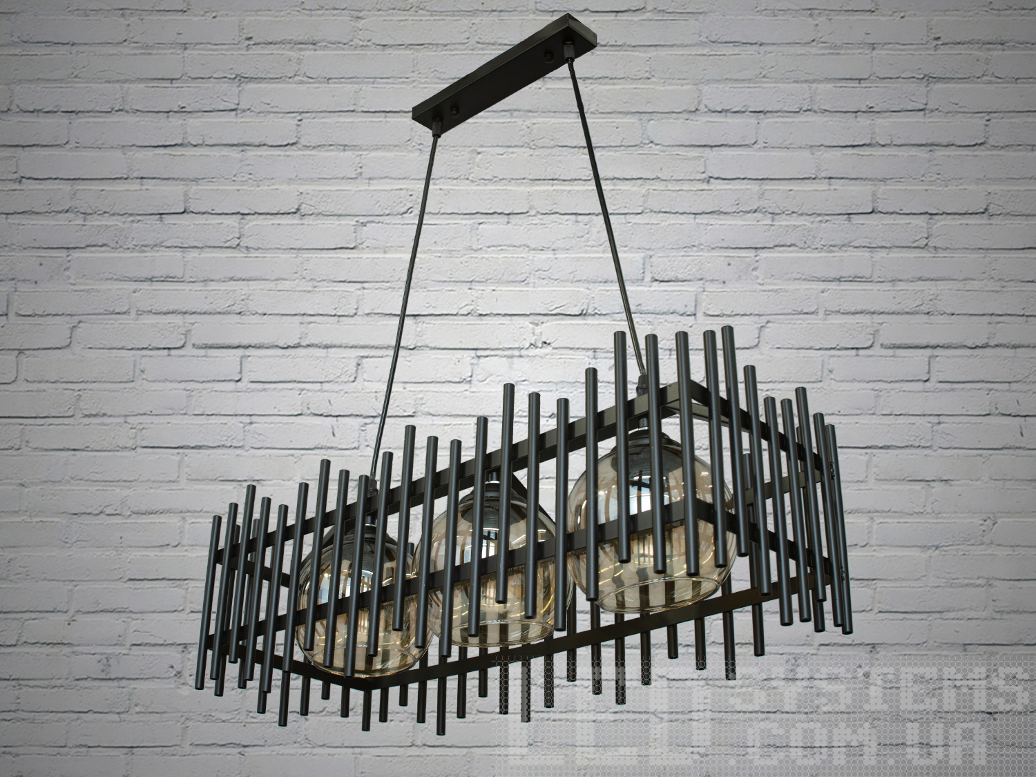 Стильний підвісний світильник в стилі Лофт, 3 лампи. Відданість українському виробнику якості та дизайну робить кожен світильник або люстру вигідним інвестиційним вкладенням.