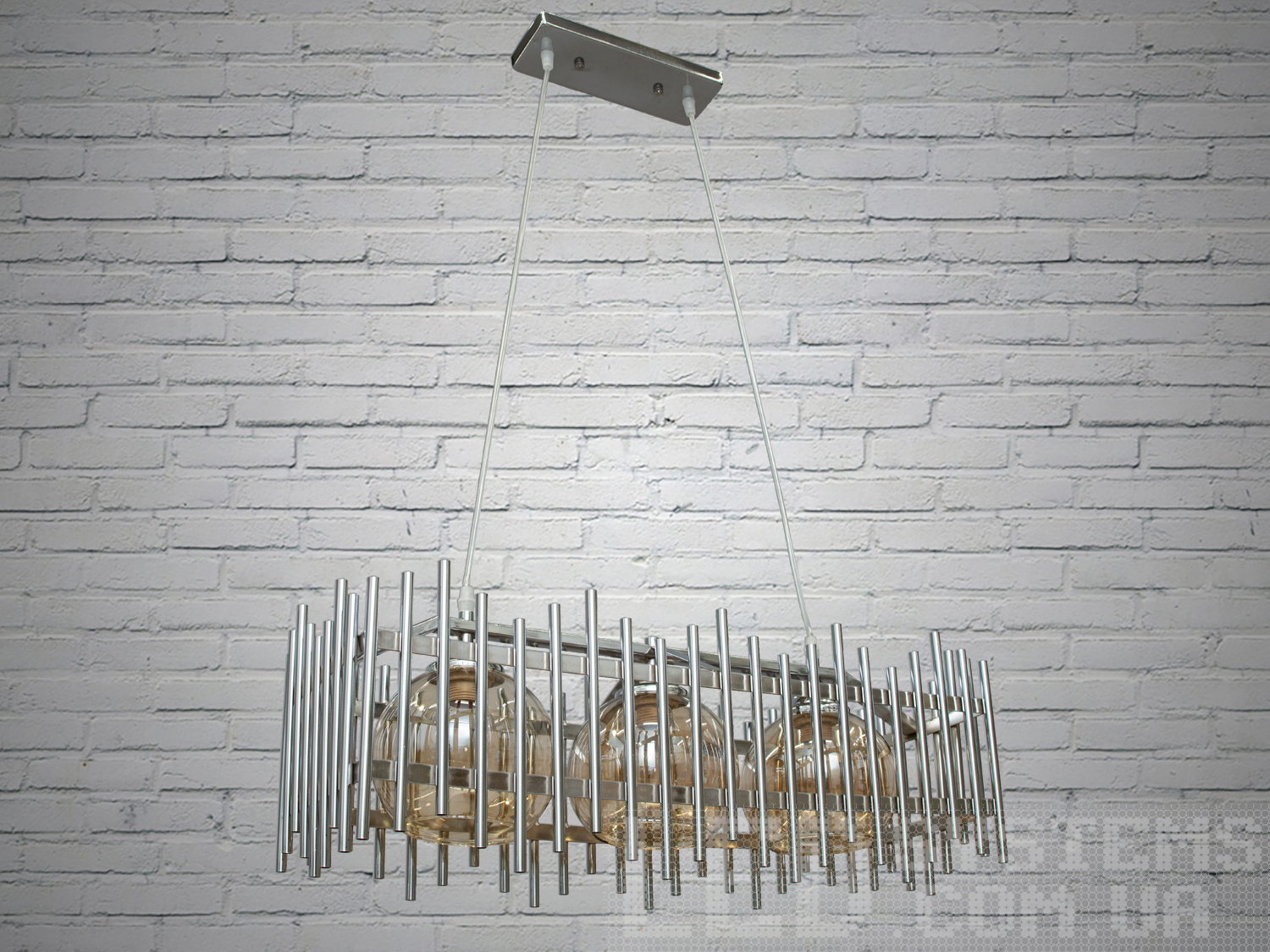 Якісний підвісний світильник в стилі Лофт, 3 лампи. Розсіяне світло світильника створить приємну атмосферу під час сімейних обідів і вечерь, а також додасть простору стилю та індустріального шарму.