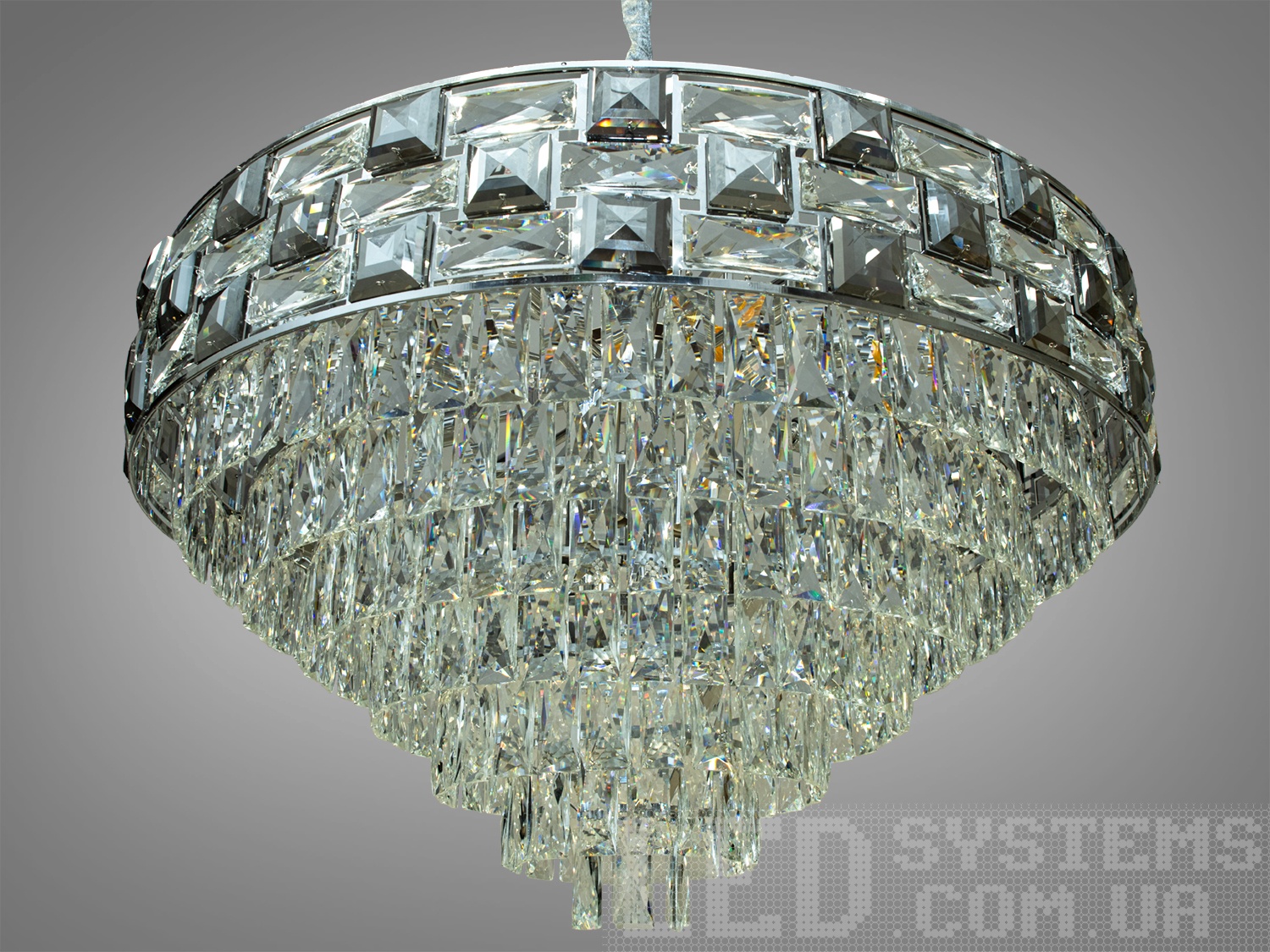 Сучасна кришталева люстра
