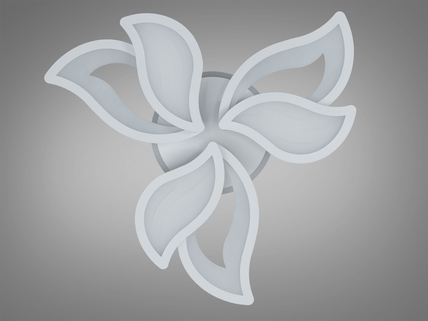 Стельова LED люстра Diasha пелюстки біла 78W