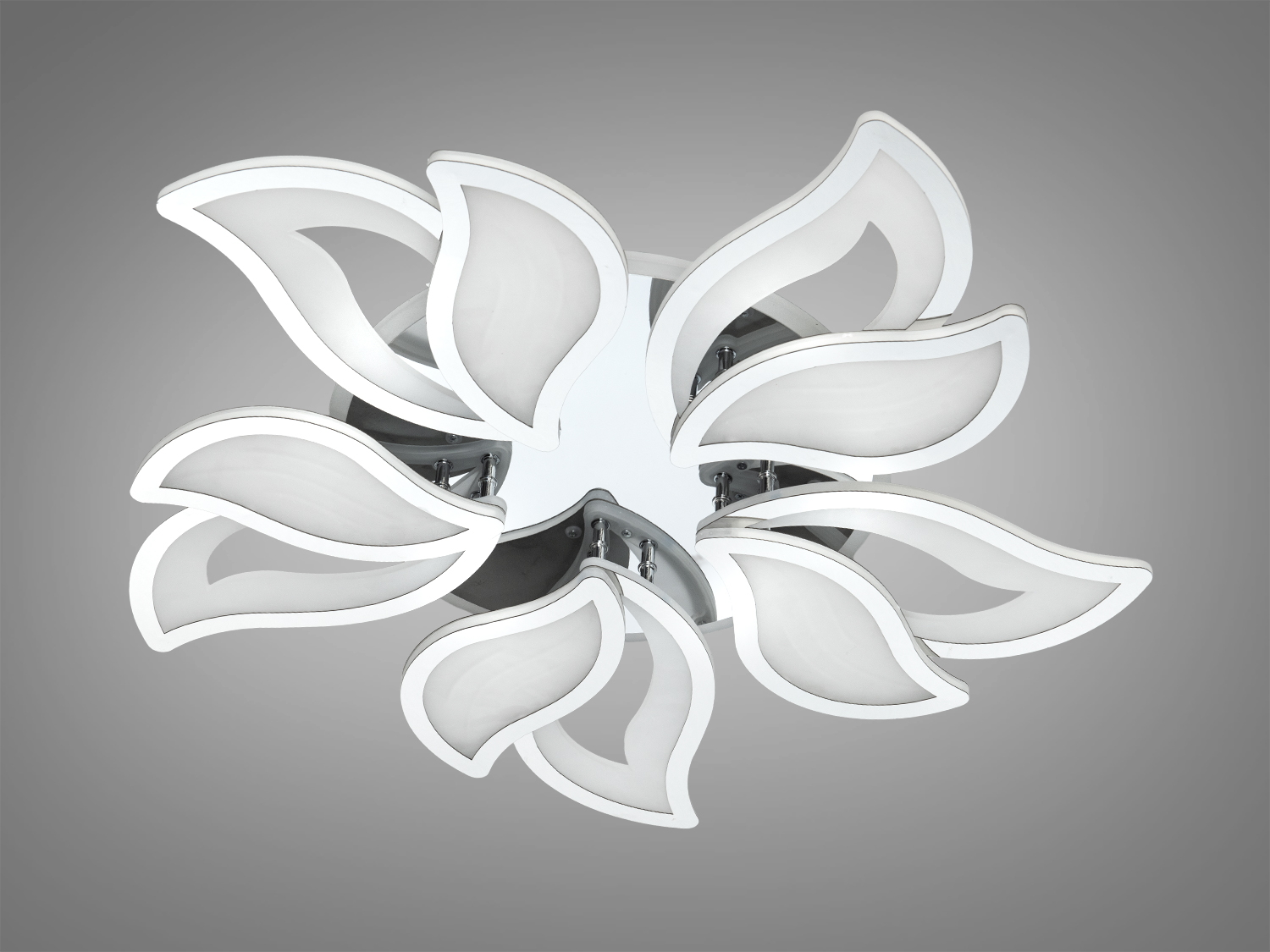 Люстра стельова Diasha хром LED 130W пульт димер CCT