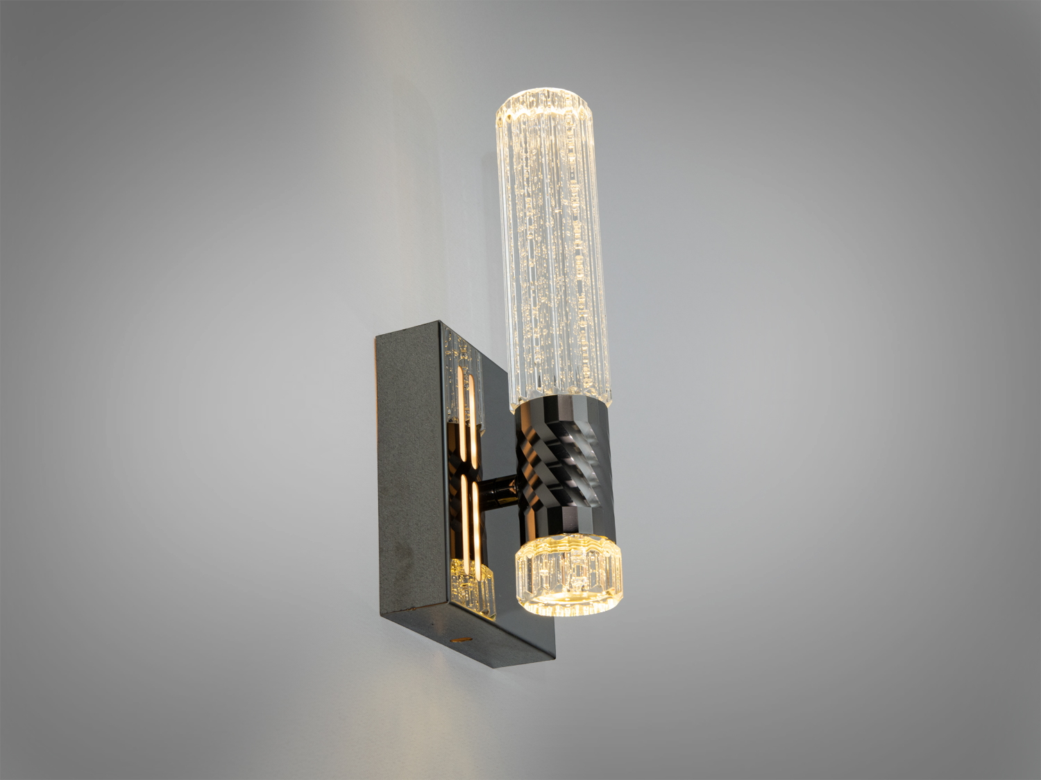 Світлодіодне бра золото скляна трубка 14 Вт 770 Лм