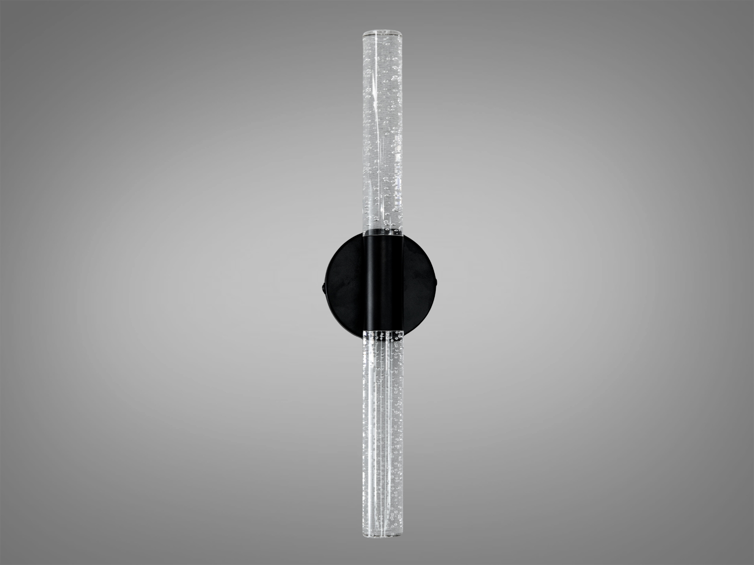 Гармонійне чорне світлодіодне бра, 6 Вт