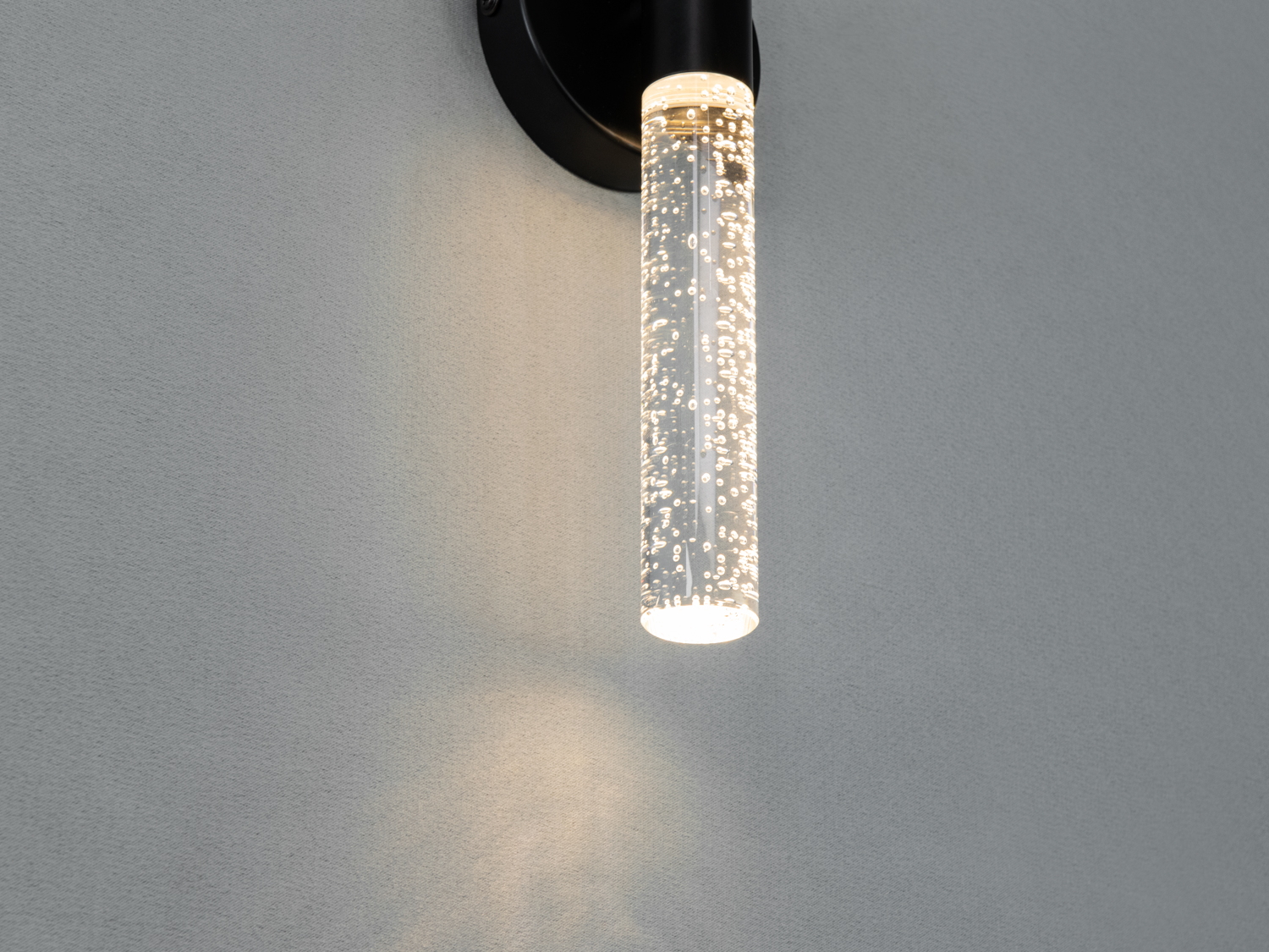 Гармонійне чорне світлодіодне бра, 6 Вт