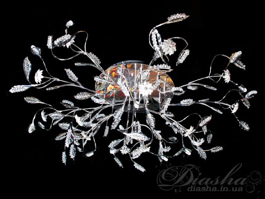 У цьому сезоні ми пропонуємо нашим покупцям прикрасити свій інтер'єр ослепітельними квітковими мотивами. У даній серії, представлений найширший асортимент галогенових люстр і бра. У нових моделях люстр ви знайдете всілякі втілення квіткових мотивів. Від спокійних, стриманих люстр з бутонами білих троянд, до яскравої феєрії квіток з кристалів Сваровськи. Впустіть весну в свої серця і квартири.