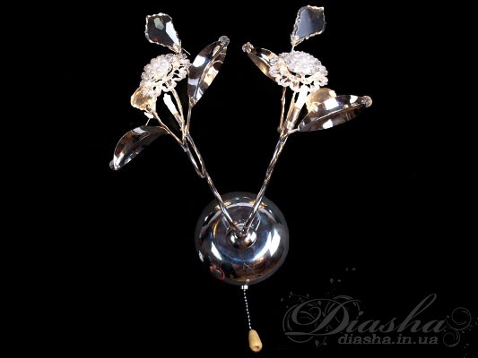 АКЦІЯ! Естетично привабливе галогенне бра, хром