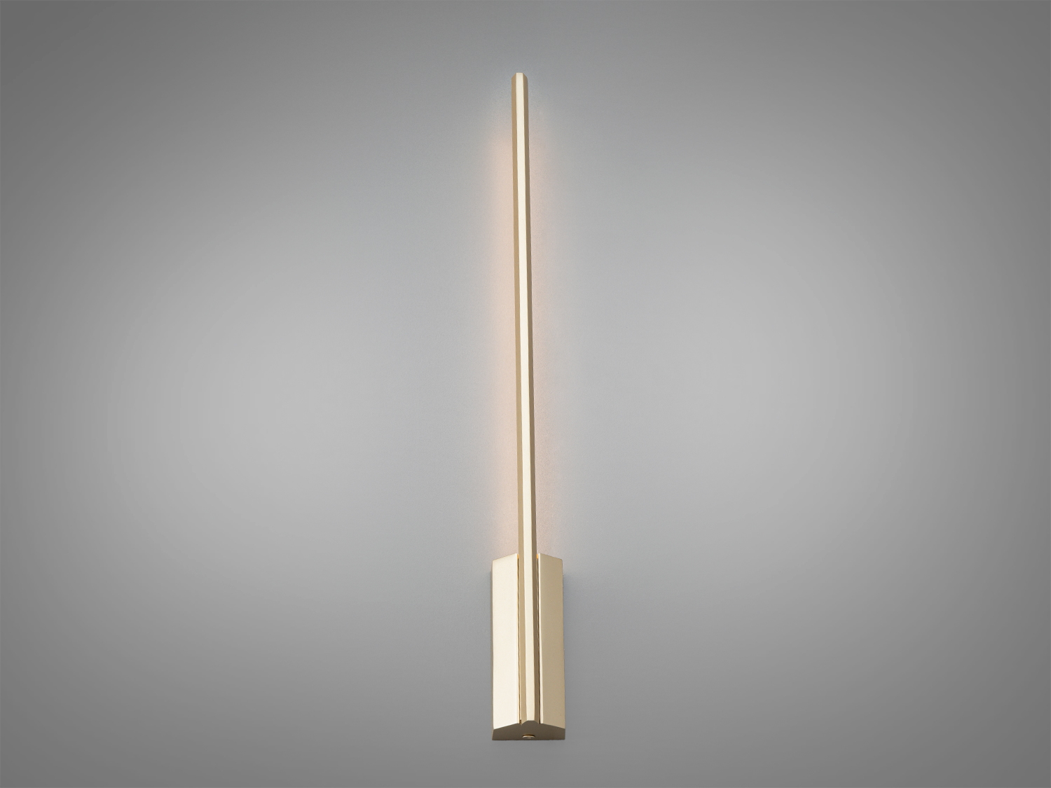 Елегантний настінний світильник з тонким профілем, ідеальний для освітлення вітальні.