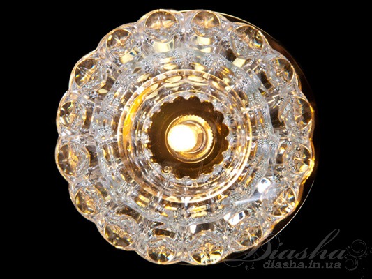 Кришталевий точковий світильник